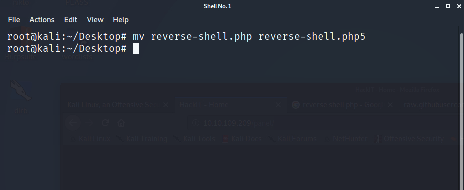 mv reverse-shell.php reverse-shell.php5