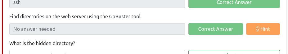 Все директории, которые существуют на сервере, мы узнали с помощью GoBuster