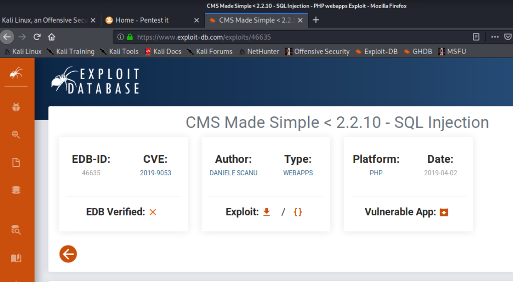 cms made simple exploit