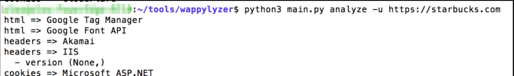 python3 main.py analyze -u <URL HERE>