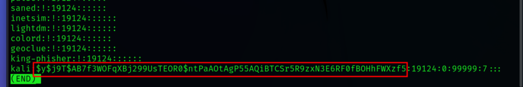 Второе поле представляет собой пароль. Вся строка между этими двумя столбцами — это пароль.