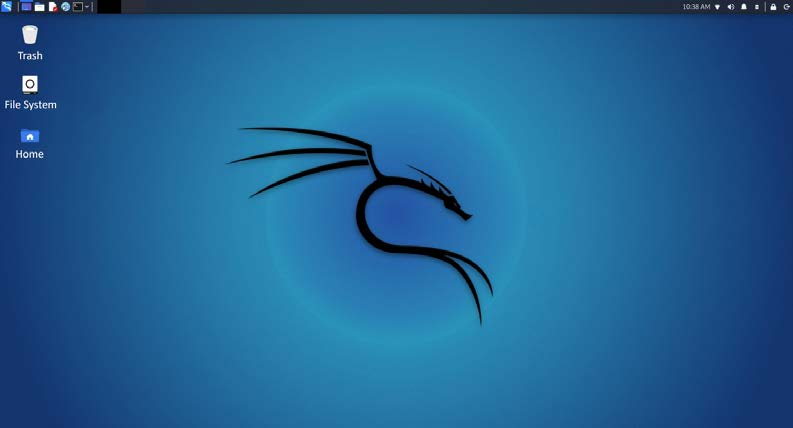 Successful installation of Kali Linux on a Raspberry Pi 4