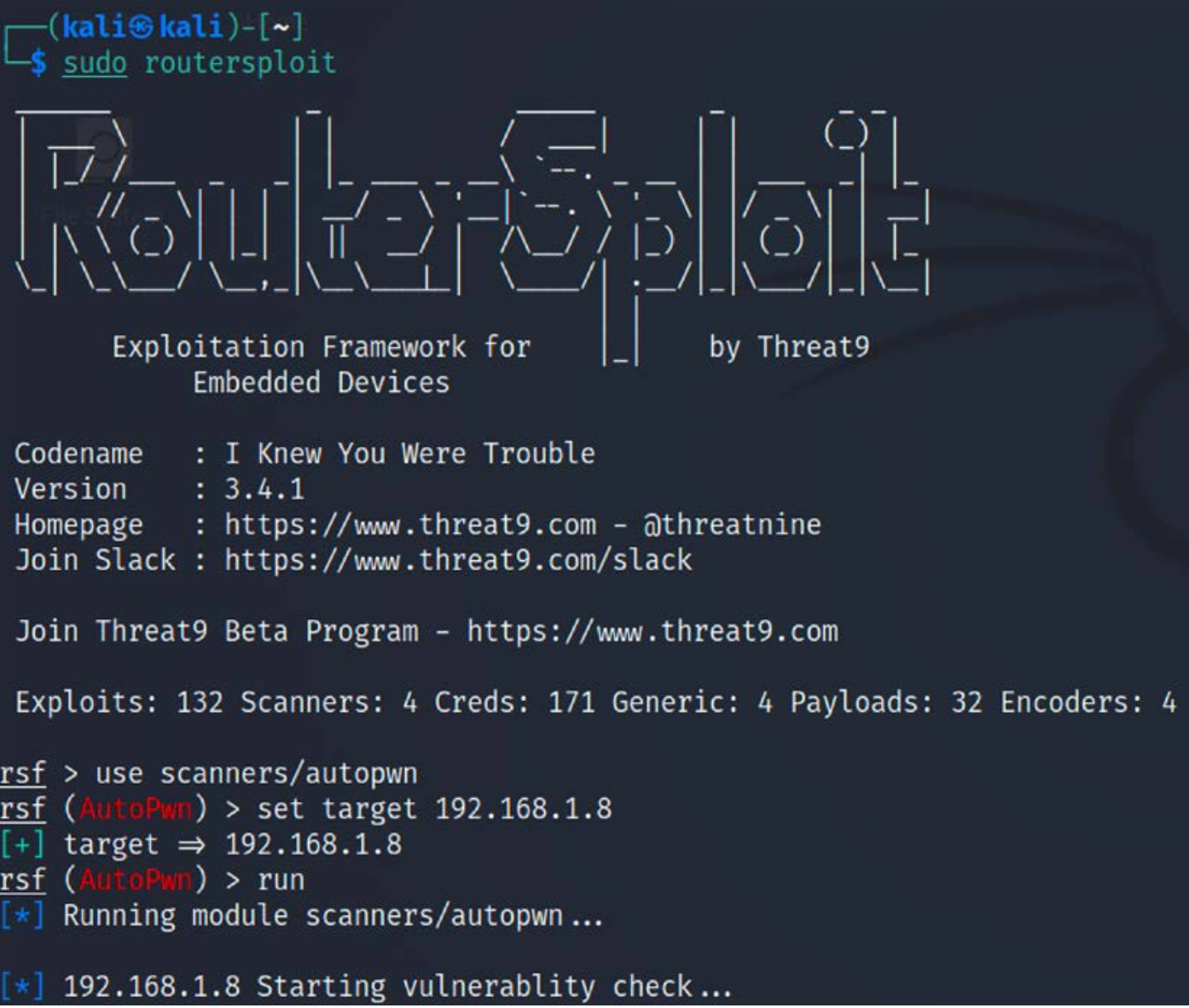 115 Kali Linux для продвинутого тестирования на проникновение. Введение в  RouterSploit Framework. UART. - Этичный хакинг с Михаилом Тарасовым  (Timcore)