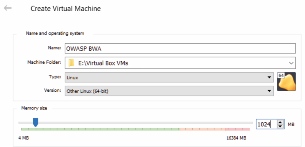 OWASP BWA virtual machine