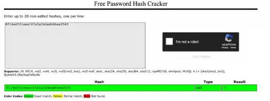 hash password cracker