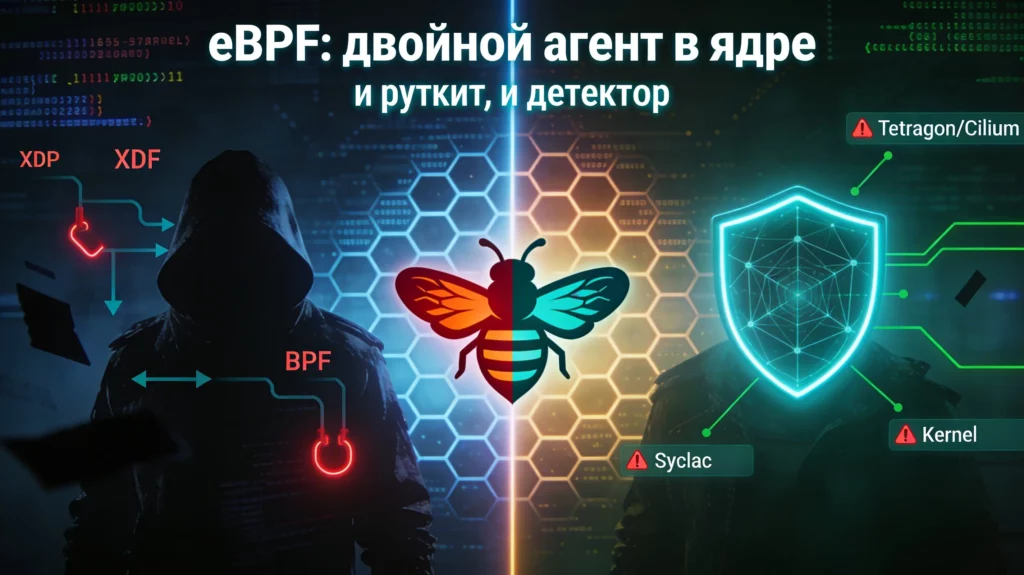 eBPF: двойной агент в ядре - и руткит, и детектор