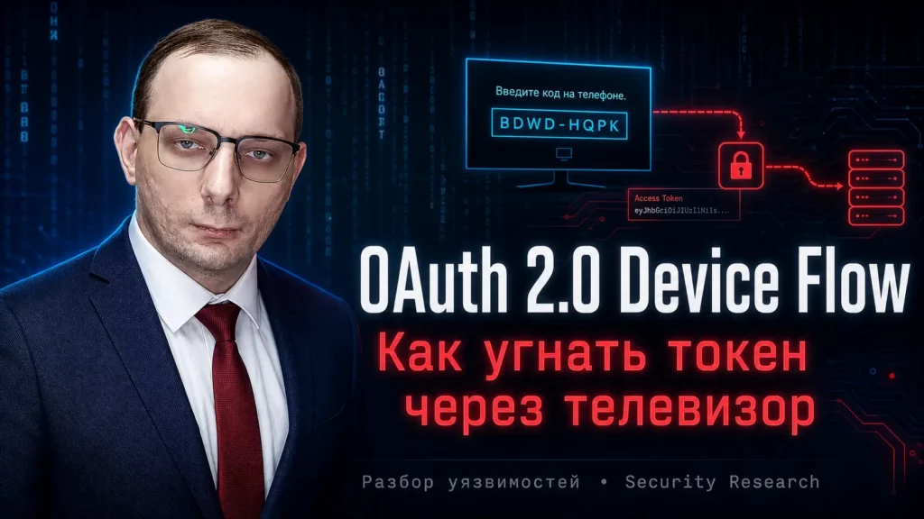 OAuth 2.0 Device Flow: как угнать токен через телевизор