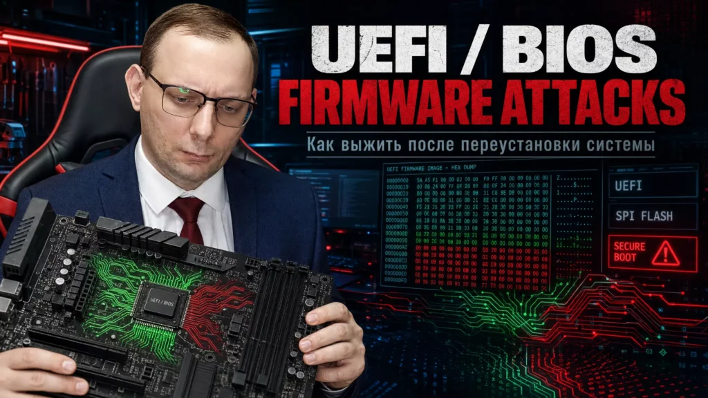 Атаки на прошивку UEFI/BIOS: как выжить после переустановки системы