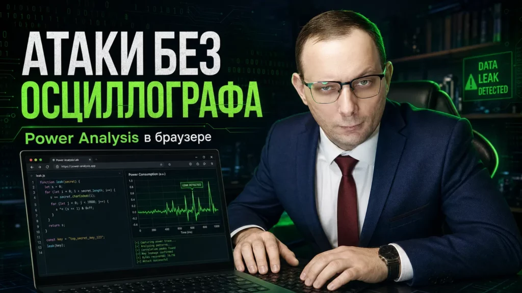 Атаки по сторонним каналам без осциллографа: Power Analysis в браузере